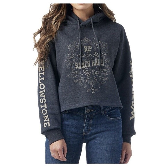 Abercrombie & Fitch – Sweatshirt in Hellgrün mit „National Parks Yellowstone-Print
